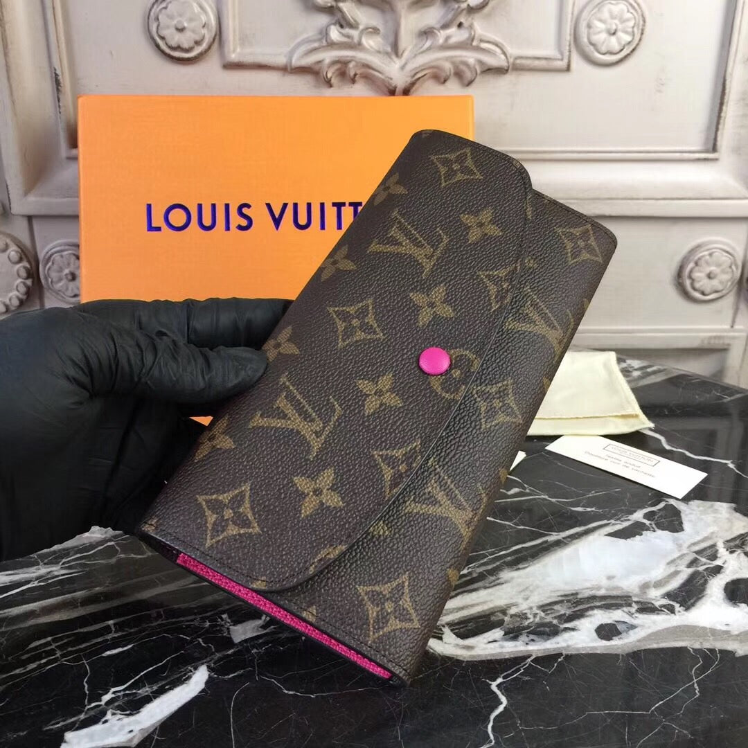 LV PORTAFOGLIO EMILIE PURPLE