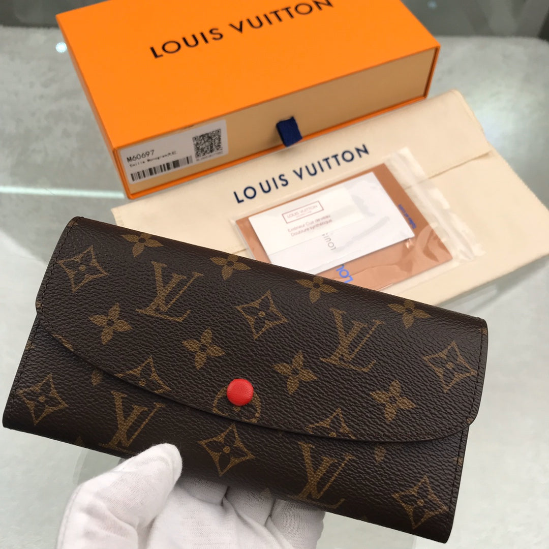 LV PORTAFOGLIO EMILIE RED