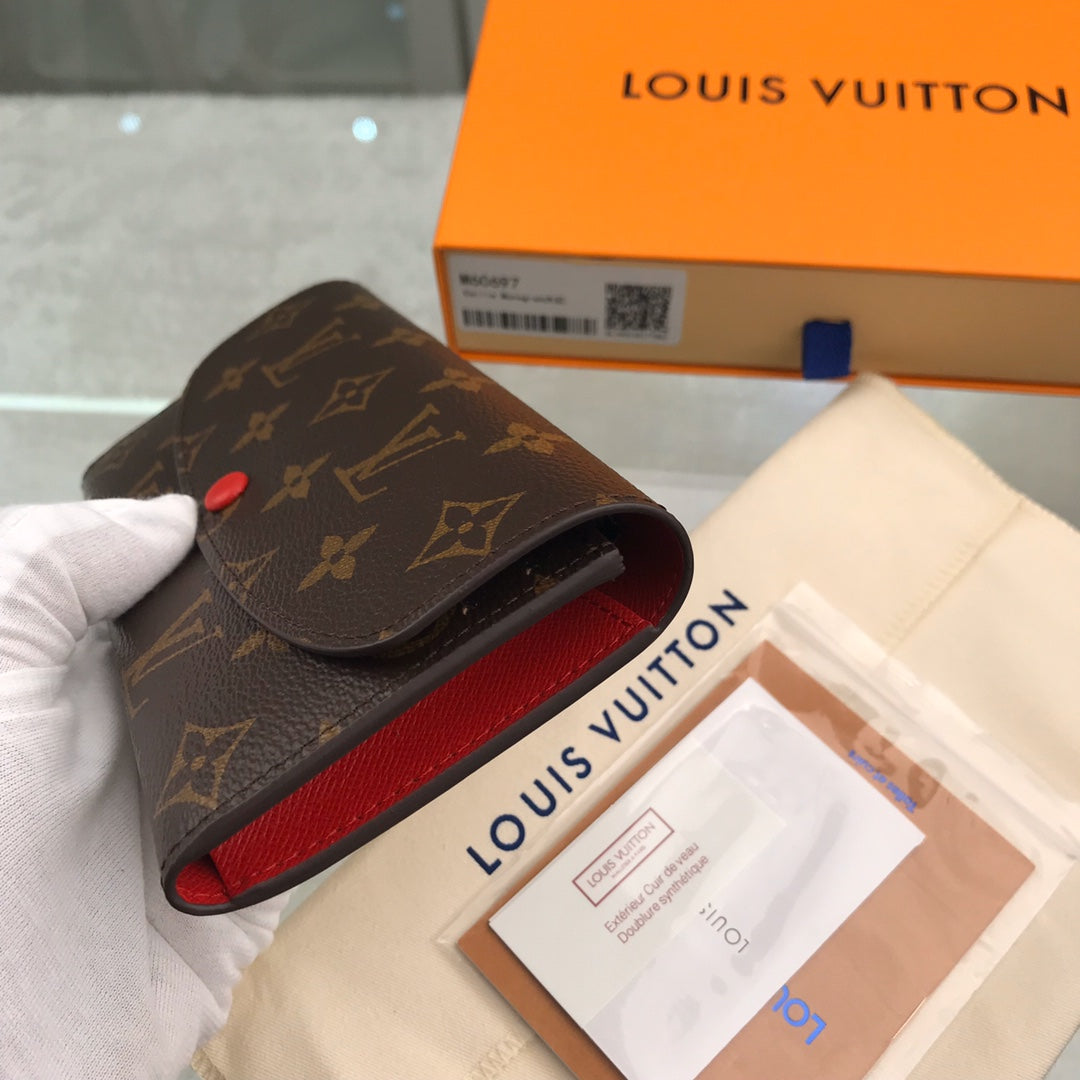 LV PORTAFOGLIO EMILIE RED