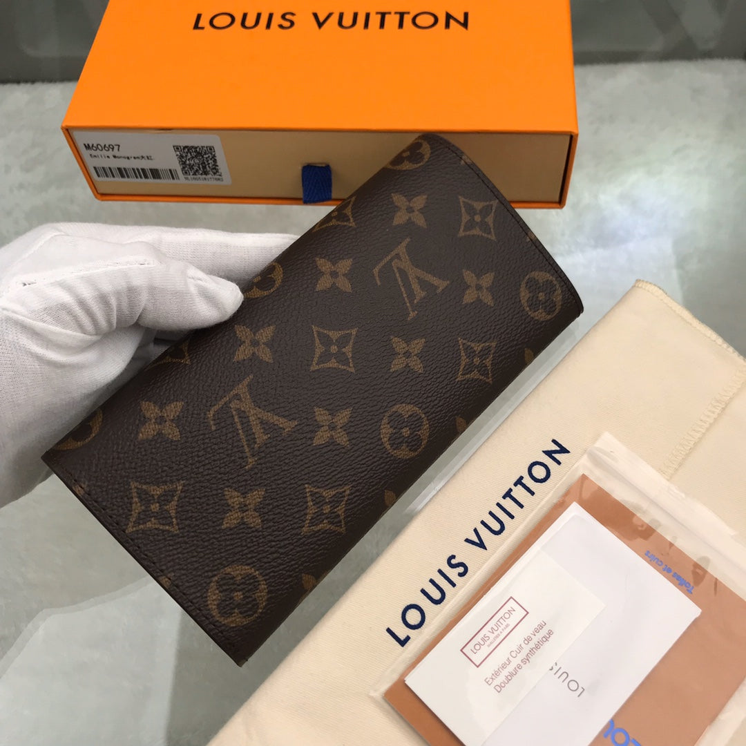 LV PORTAFOGLIO EMILIE RED